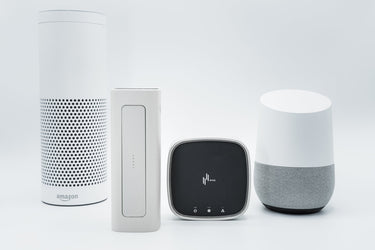 Which smart curtain devices are compatible with Alexa and Google Home?